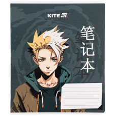 Зошит уч. "Kite" 18арк.# /K25-236-1/ гібр. лак + УФ лак, Kite Anime (20/400)