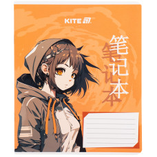 Зошит уч. "Kite" 18арк.# /K25-236-1/ гібр. лак + УФ лак, Kite Anime (20/400)