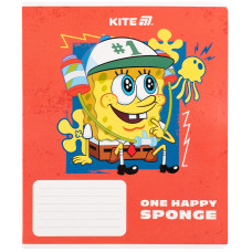 Зошит уч. "Kite" 18арк.# /SB25-236/ гібр. лак + УФ лак, SpongeBob SquarePants (20/400)