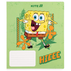 Зошит уч. "Kite" 18арк.# /SB25-236/ гібр. лак + УФ лак, SpongeBob SquarePants (20/400)
