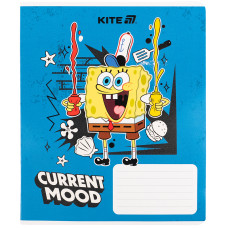 Зошит уч. "Kite" 18арк.# /SB25-236/ гібр. лак + УФ лак, SpongeBob SquarePants (20/400)