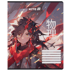 Зошит уч. "Kite" 18арк.== /K25-237-1/ софт-тач + УФ лак, Kite Anime (20/400)