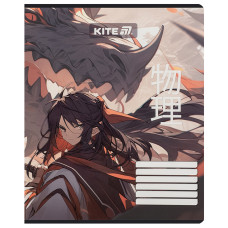Зошит уч. "Kite" 18арк.== /K25-237-1/ софт-тач + УФ лак, Kite Anime (20/400)
