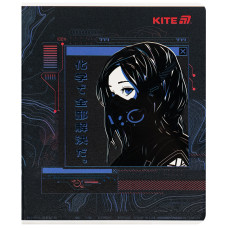 Зошит уч. "Kite" 24арк.# /K25-238-1/ гібр. лак + УФ лак, Kite Anime (20/320)