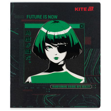 Зошит уч. "Kite" 24арк.# /K25-238-1/ гібр. лак + УФ лак, Kite Anime (20/320)
