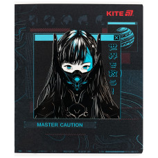 Зошит уч. "Kite" 24арк.# /K25-238-1/ гібр. лак + УФ лак, Kite Anime (20/320)