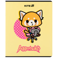 Зошит уч. "Kite" 24арк.# /AR25-238/ софт тач + УФ лак, Aggretsuko (20/320)