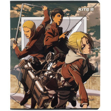 Зошит уч. "Kite" 24арк.# /AT24-238/ софт тач + УФ лак, Attack on Titan (20/320)