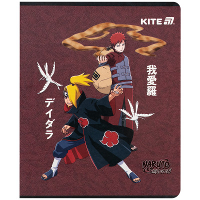 Зошит уч. "Kite" 24арк.# /NR25-238/ гібр. лак + УФ лак, Naruto Shippuden (20/320)