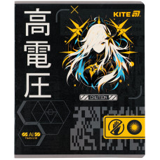 Зошит уч. "Kite" 24арк.== /K25-239/ гібр. лак + УФ лак, Kite Anime (20/320)