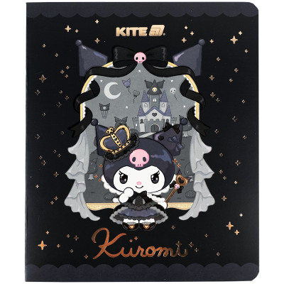 Зошит уч. "Kite" 24арк.== /HK25-239/ фольга + УФ лак, Kuromi Куромі (20/320)