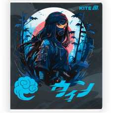 Зошит уч. "Kite" 48арк.# /K25-259-1/ софт тач + УФ лак, Kite Anime (10/200)