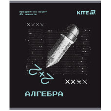 Зошит уч. "Kite" 48арк.# /K25-240-3/ ПРЕДМЕТКА гібр лак+УФ, Tehno, алгебра (10/200)