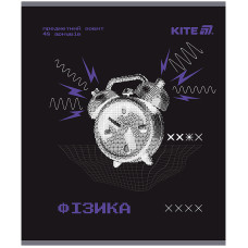 Зошит уч. "Kite" 48арк.# /K25-240-2/ ПРЕДМЕТКА гібр лак+УФ, Tehno, фізика (10/200)