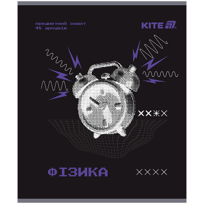 Зошит уч. "Kite" 48арк.# /K25-240-2/ ПРЕДМЕТКА гібр лак+УФ, Tehno, фізика (10/200)