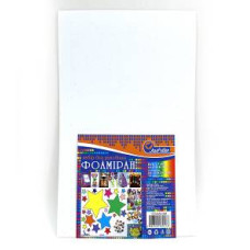 Флексика(фоаміран) "JO" /17GLKA4-046/ EVA 1,7mm A4 GLITTER з клеєм "Білий" 10шт/уп (1/96)