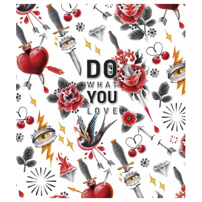 Зошит уч. "Star" 48арк.== /3311L/ "Do what you love" виб.УФ-лак (нейт) (10/100)