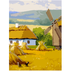 Картина на картоні з контуром "ROSA START" 30*40 Пейзаж №32 БЕЗ ФАРБ /GPA283832/ 