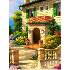 Картина на картоні з контуром "ROSA START" 30*40 Пейзаж №33 БЕЗ ФАРБ /GPA283833/ 