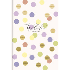 Блокнот  В5/80арк. "Genius" інтегр.обкл. /B5-IC-080-7065K/ # білий блок, 70г/м2, софт тач + тиснення (1/12)