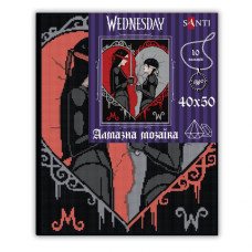 Алмазна мозаїка "SANTI" /954161/ "Wednesday. Duelo a ciegas", 40*50 см