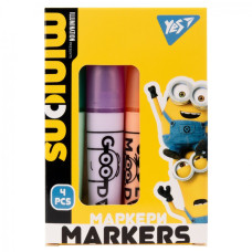 Маркер текстовий "YES" /390712/ "Minions", 4 шт в уп. (1/12/144)