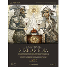 Альбом для змішаних технік "MUSE" А3/12арк. /PB-GB-012-085/ склейка, 310г/м2 (4)