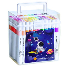 Набір маркерів 80кол. "JO" /AMH-222-80/ "Space" акрил plastic box (1/36)