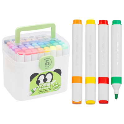 Набір маркерів 48кол. "JO" /BC6101-48/ "Panda" акрил plastic box (1/16)