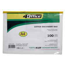 Папка з бiгунком А4 "4OFFICE" /4-207/ (12/960)