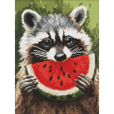 Алмазна мозаїка "Ідейка" /AMO8273/ "Соковитий кавун" 30*40см