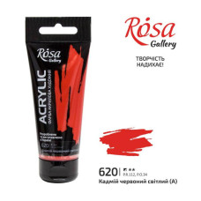 АКРИЛ для декору "ROSA Gallery" /620/ Кадмій червоний світлий, 60мл (1/4)