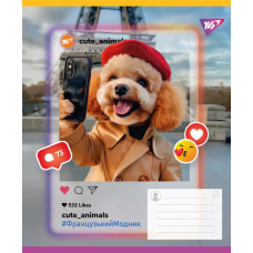 Зошит уч. "YES" 18арк.== /767728/ "Cute animals" (25/400)
