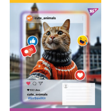 Зошит уч. "YES" 18арк.== /767728/ "Cute animals" (25/400)