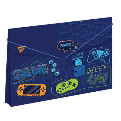 Папка на гумці 38*25 см "YES" /491685/ "GAME" (1/45)