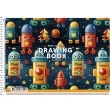 Альбом для малювання "Star" А4/20арк./PB-SC-020-8512/ спіраль, 100г/м2, виб.УФ-лак (9/108)