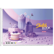 Альбом для малювання "Star" А4/30арк./PB-SC-030-8508/ спіраль, 100г/м2, УФ-лак (9/81)