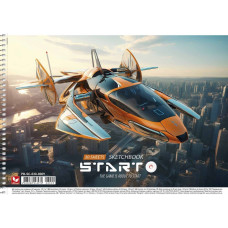 Альбом для малювання "Школярик" А4/30арк./PB-SC-030-8009/ спіраль, 120г/м2, УФ-лак (9/63)