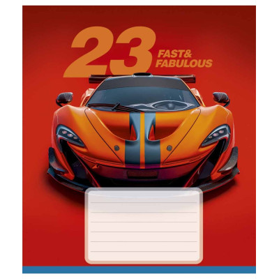 Зошит уч. "Школярик" 12арк.# /3683K/ Formula club ВД-лак (хлопчик) (30/300)
