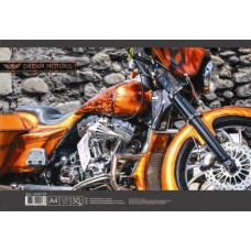 Альбом для малювання "Офорт" /АА4230/ "Dream Motors" А4/30арк на скобі (120гр/м)(10/80)
