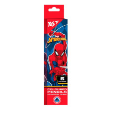 Олівці кольорові "Yes"  6 кол. /290700/ "Marvel.Spiderman" (1/24/480)