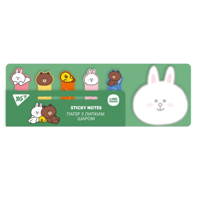 Папір з клейким шаром "Yes" /170330/ "Line Friends Cony" (6диз.*20арк.) (1/12/288)