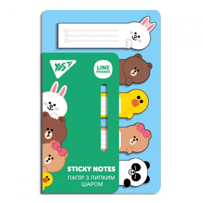 Індекс регістри "Yes" /170327/ "Line Friends" (5диз.*20арк.) (1/12/288)