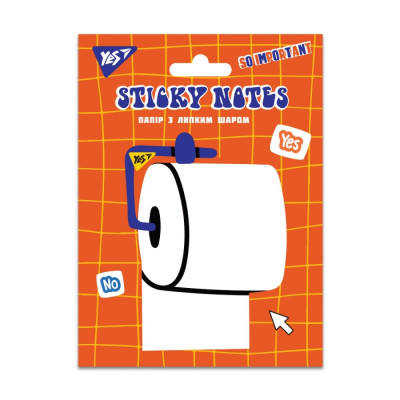 Папір для нотаток фігурний "Yes" /170357/ "Sticky Mood" з клейким шаром 7.4*10см, 40арк. (1/12/144)
