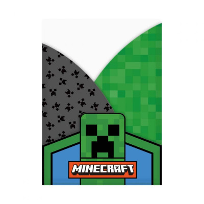 Папка-куток А4 "Yes" /492086/ "Minecraft" 3 фігурних відділення (1/10/300)