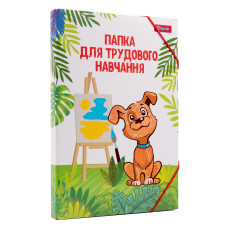 Папка для праці картон на гумці А4 "1В" /500234/ "Zoo Land" (1/20)