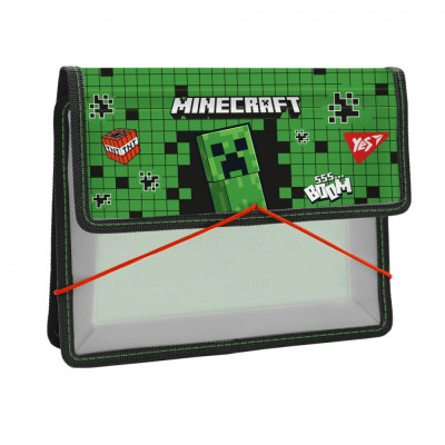 Папка для зошитів пл. на гумці В5 "Yes" /492307/ "Minecraft" (1/24/96)