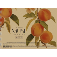 Альбом для малювання "MUSE" А4/30арк./PB-SC-030-346/ 150г/м2, крафт (6/36)
