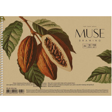 Альбом для малювання "MUSE" А4/30арк./PB-SC-030-346/ 150г/м2, крафт (6/36)