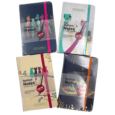 Блокнот на гумці A6/96арк.== "JO" /9A0026-A6/ "Тварини" 70g COLOR/box (1/24/144)